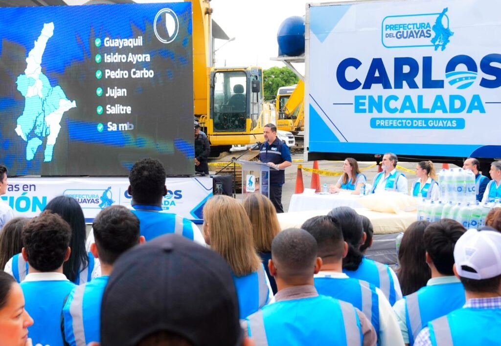 El prefecto del Guayas, Carlos Encalada, presentó oficialmente el Plan Provincial de Acción y Prevención “Guayas en Acción”.